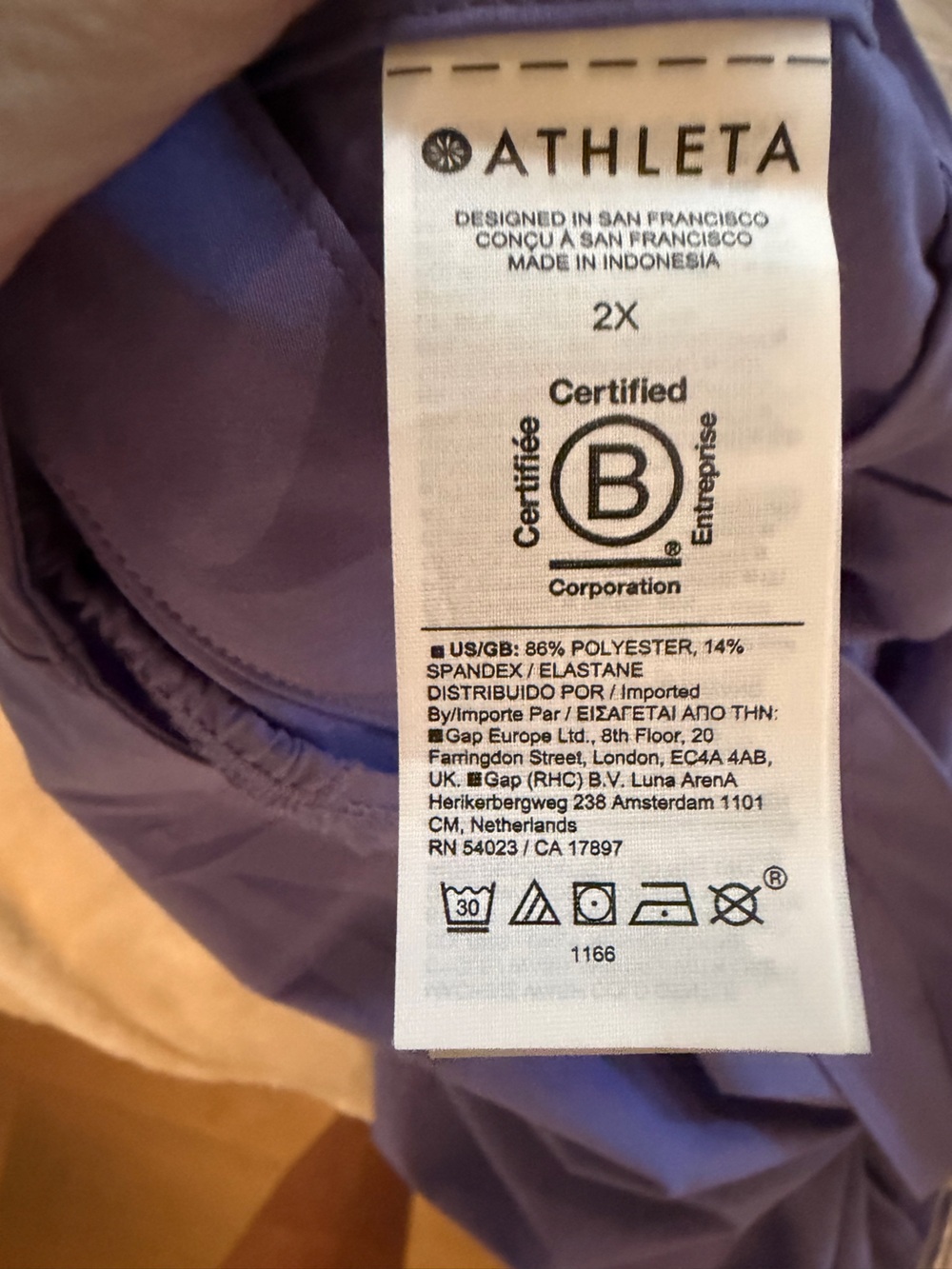 NWOT Athleta Arrival Lavender Maxi Dress with Pockets 2X - Picture 10 of 11